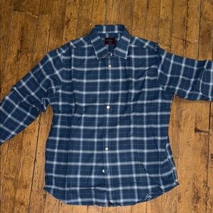 UNTUCKit Blue Casual Button Down Shirt